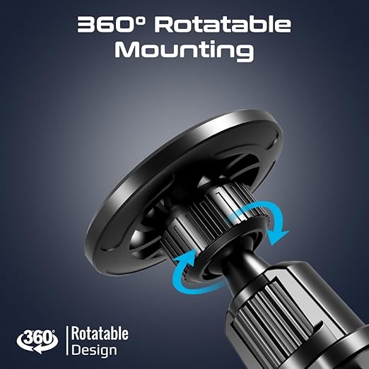 PROMATE Magnetic Car Mount, Universal Magnetic Ring AC Vent Mount Holder with N52 Powerful Magnets, 360 Degree Rotation, Multi - Angle Support, ClipMount - Al Kabayel Discount CentrePROMATE Magnetic Car Mount, Universal Magnetic Ring AC Vent Mount Holder with N52 Powerful Magnets, 360 Degree Rotation, Multi - Angle Support, ClipMountCords & AdaptersPROMATEAl Kabayel Discount Centre