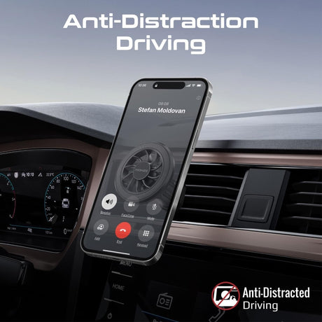 PROMATE Magnetic Car Mount, Universal Magnetic Ring AC Vent Mount Holder with N52 Powerful Magnets, 360 Degree Rotation, Multi - Angle Support, ClipMount - Al Kabayel Discount CentrePROMATE Magnetic Car Mount, Universal Magnetic Ring AC Vent Mount Holder with N52 Powerful Magnets, 360 Degree Rotation, Multi - Angle Support, ClipMountCords & AdaptersPROMATEAl Kabayel Discount Centre