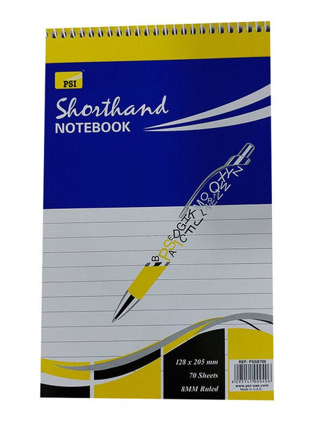 Psi Shorthand Notebook 70Sheets - Al Kabayel Discount CentrePsi Shorthand Notebook 70SheetsNotebooks & Writing PadsPSIAl Kabayel Discount Centre