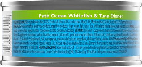 Purina - Friskies Pate Wet Cat Food, Ocean Whitefish & Tuna Dinner - 5.5 oz. Can, blue - Al Kabayel Discount CentrePurina - Friskies Pate Wet Cat Food, Ocean Whitefish & Tuna Dinner - 5.5 oz. Can, bluePet SuppliesPURINA FRISKIESAl Kabayel Discount Centre