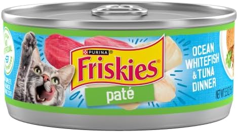 Purina - Friskies Pate Wet Cat Food, Ocean Whitefish & Tuna Dinner - 5.5 oz. Can, blue - Al Kabayel Discount CentrePurina - Friskies Pate Wet Cat Food, Ocean Whitefish & Tuna Dinner - 5.5 oz. Can, bluePet SuppliesPURINA FRISKIESAl Kabayel Discount Centre