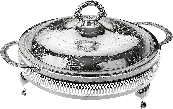 Queen Anne Silver Plated Round Appetizer Plate 5Div Candy Dish - Al Kabayel Discount CentreQueen Anne Silver Plated Round Appetizer Plate 5Div Candy DishStylish ServewareQUEEN ANNEAl Kabayel Discount Centre