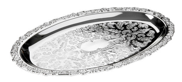 Queen Anne Small Oval Tray English 2 X 15.2 X 24.1cm Silver Plate - Al Kabayel Discount CentreQueen Anne Small Oval Tray English 2 X 15.2 X 24.1cm Silver PlateStylish ServewareQUEEN ANNEAl Kabayel Discount Centre