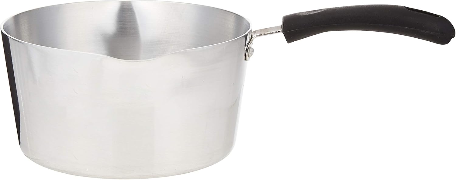 Raj Aluminum Saucepan with Handle KMP00L, Tea Pan Rice Pan Sauce Pan Milk Pan Coffee Pan - 18.5CM - (Large) - Al Kabayel Discount CentreRaj Aluminum Saucepan with Handle KMP00L, Tea Pan Rice Pan Sauce Pan Milk Pan Coffee Pan - 18.5CM - (Large)Frying Pans & SkilletsRAJAl Kabayel Discount Centre