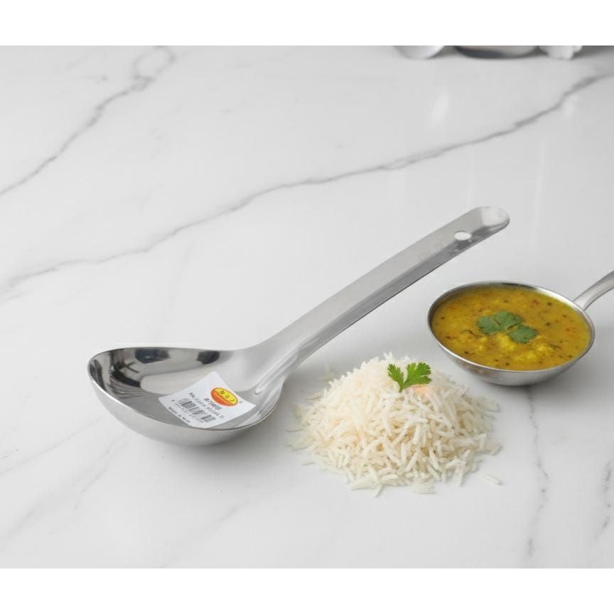 RAJ Extra - Large Stainless Steel Serving Spoon – Deep Float Design for Soups, Curries & Stews - Al Kabayel Discount CentreRAJ Extra - Large Stainless Steel Serving Spoon – Deep Float Design for Soups, Curries & StewsKitchen Utensils & GadgetsRAJAl Kabayel Discount Centre