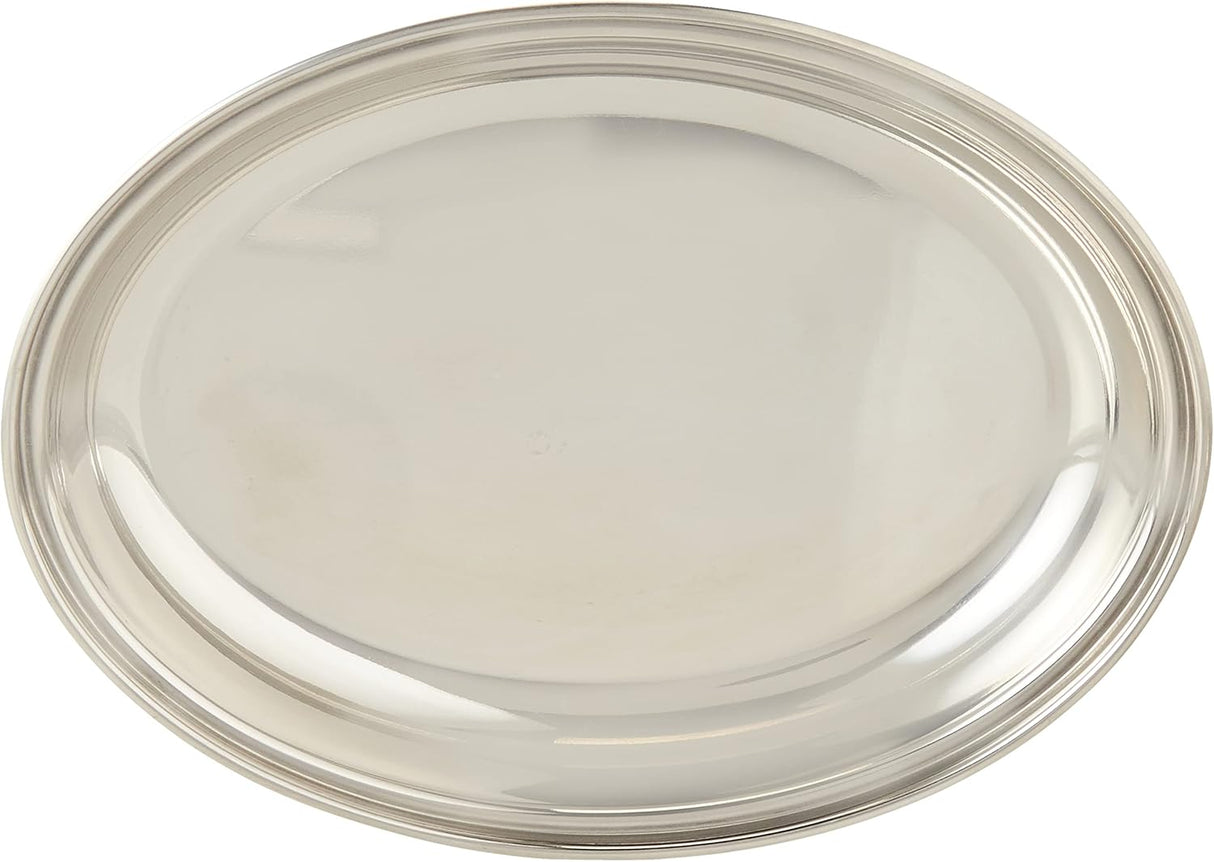Raj Oval Stainless Steel Deep Serving Plate Silver ODP003 Soup Plate Salad Plate Dessert Plate - 22.5CM - Al Kabayel Discount CentreRaj Oval Stainless Steel Deep Serving Plate Silver ODP003 Soup Plate Salad Plate Dessert Plate - 22.5CMPlatesRAJAl Kabayel Discount Centre