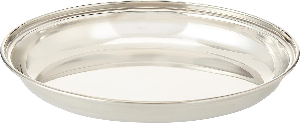 Raj Oval Stainless Steel Deep Serving Plate Silver ODP003 Soup Plate Salad Plate Dessert Plate - 22.5CM - Al Kabayel Discount CentreRaj Oval Stainless Steel Deep Serving Plate Silver ODP003 Soup Plate Salad Plate Dessert Plate - 22.5CMPlatesRAJAl Kabayel Discount Centre