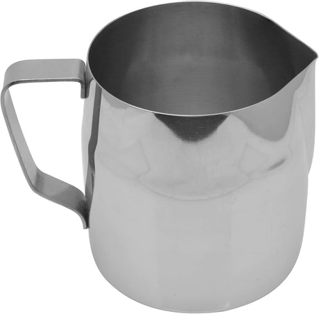 Raj Stainless Steel Catering Milk Frothing Cup CMCF36, Espresso Steaming Pitcher, Coffee Frothing Pitcher, Milk Jug, Cappuccino Latte Art Cup - 1065ML - Al Kabayel Discount CentreRaj Stainless Steel Catering Milk Frothing Cup CMCF36, Espresso Steaming Pitcher, Coffee Frothing Pitcher, Milk Jug, Cappuccino Latte Art Cup - 1065MLTea CupsRAJAl Kabayel Discount Centre