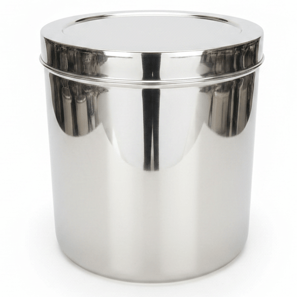 Raj Stainless Steel Dabba 35×32 cm - Al Kabayel Discount CentreRaj Stainless Steel Dabba 35×32 cmJars & Food SaversRAJAl Kabayel Discount Centre