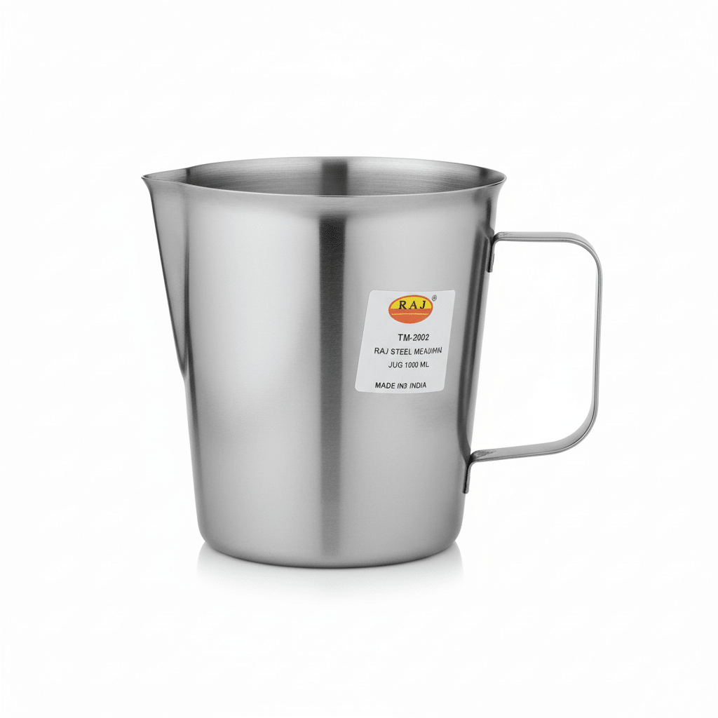 Raj Stainless Steel Measuring Jug - 1000ml - Al Kabayel Discount CentreRaj Stainless Steel Measuring Jug - 1000mlMeasuring Cups & SpoonsRAJAl Kabayel Discount Centre