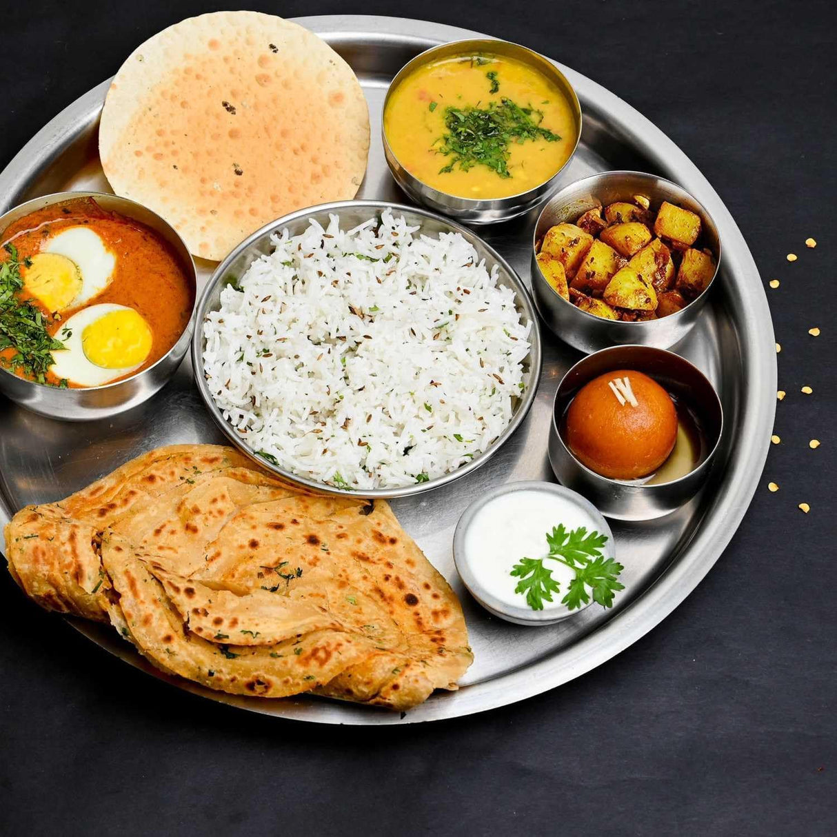 Raj Stainless Steel Round Dinner Plate 33cm | Silver | TP0014 - Al Kabayel Discount CentreRaj Stainless Steel Round Dinner Plate 33cm | Silver | TP0014PlatesRAJAl Kabayel Discount Centre