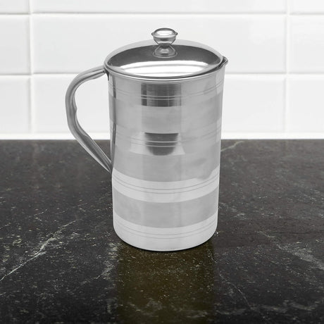 Raj Stainless Steel Touch Hero Jug STJ001, Pitcher, Carafe, Serving Jug Serveware - 2000ML - Al Kabayel Discount CentreRaj Stainless Steel Touch Hero Jug STJ001, Pitcher, Carafe, Serving Jug Serveware - 2000MLJugsRAJAl Kabayel Discount Centre