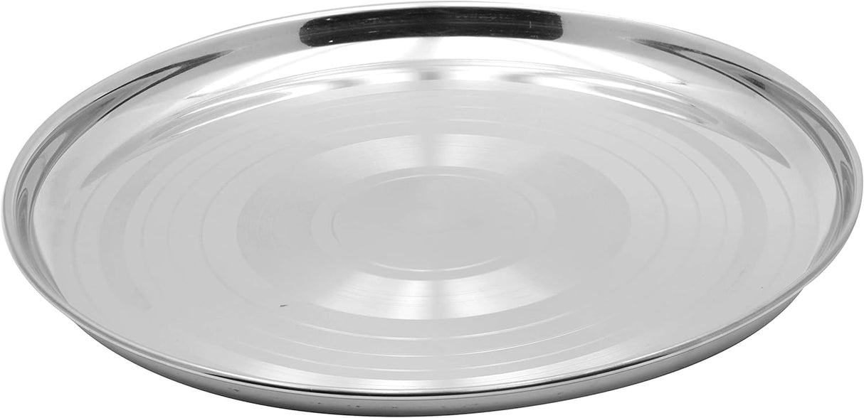 Raj Steel Dinner Plate 65cm – Silver | Stainless Steel Serving Thala | Rice Plate & Sharing Platter | RT0065 - Al Kabayel Discount CentreRaj Steel Dinner Plate 65cm – Silver | Stainless Steel Serving Thala | Rice Plate & Sharing Platter | RT0065PlatesRAJAl Kabayel Discount Centre