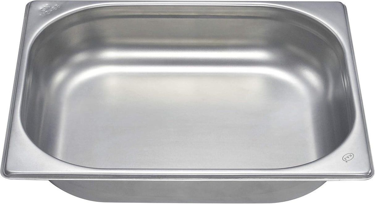 Raj Steel GN Pan, Silver CS5712 - Gastronorm Pan Catering Pan Food Warmer Pan Food Storage Container - 32.5cmX26.5cmX6.5cm - Al Kabayel Discount CentreRaj Steel GN Pan, Silver CS5712 - Gastronorm Pan Catering Pan Food Warmer Pan Food Storage Container - 32.5cmX26.5cmX6.5cmCookwareRAJAl Kabayel Discount Centre
