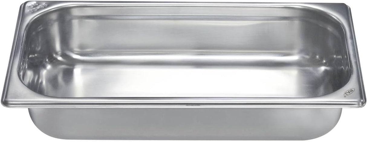 Raj Steel GN Silver Gastronorm Pan 1/3 – 325 x 176 x 65 mm | Stainless Steel Catering & Food Storage Container - Al Kabayel Discount CentreRaj Steel GN Silver Gastronorm Pan 1/3 – 325 x 176 x 65 mm | Stainless Steel Catering & Food Storage ContainerFood ContainersRAJAl Kabayel Discount Centre