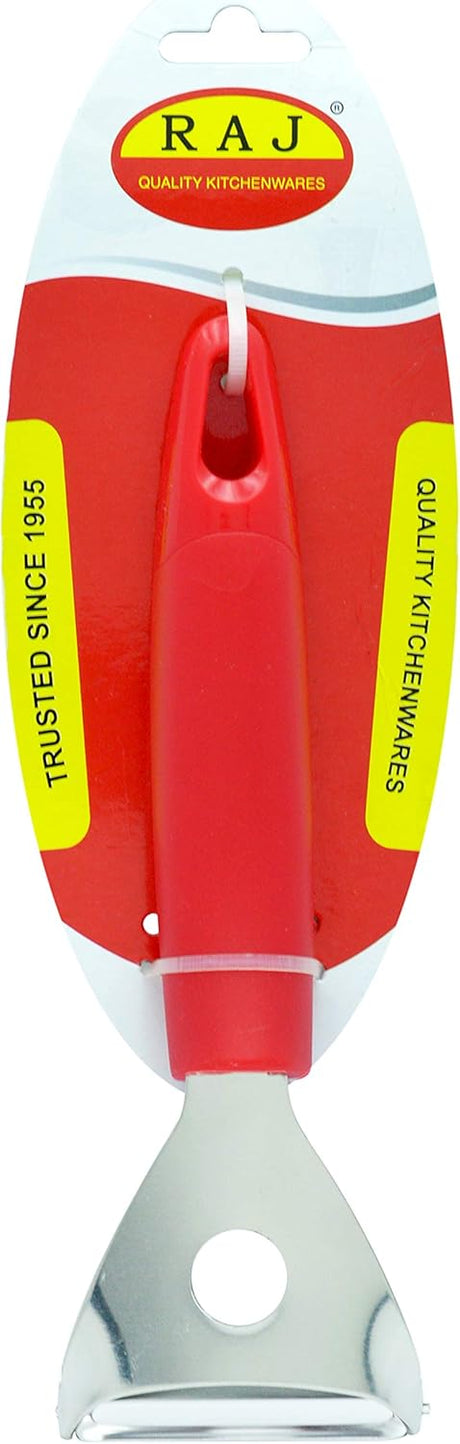 Raj Steel Handle Y Shape Peeler, Potato Peeler Apple Peeler Vegeteable Peeler - 23.5cm - Red - Al Kabayel Discount CentreRaj Steel Handle Y Shape Peeler, Potato Peeler Apple Peeler Vegeteable Peeler - 23.5cm - RedKitchen Utensils & GadgetsRAJAl Kabayel Discount Centre
