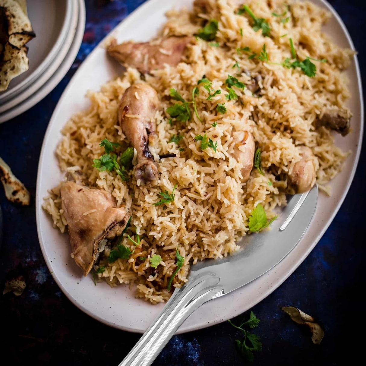 Raj Steel Rice Serving Spoon, 22 CM , Silver, RSPD02, Rice Server , Dessert Server , Cake Server , Panja Spoon - Al Kabayel Discount CentreRaj Steel Rice Serving Spoon, 22 CM , Silver, RSPD02, Rice Server , Dessert Server , Cake Server , Panja Spooncookware accessoriesRAJAl Kabayel Discount Centre