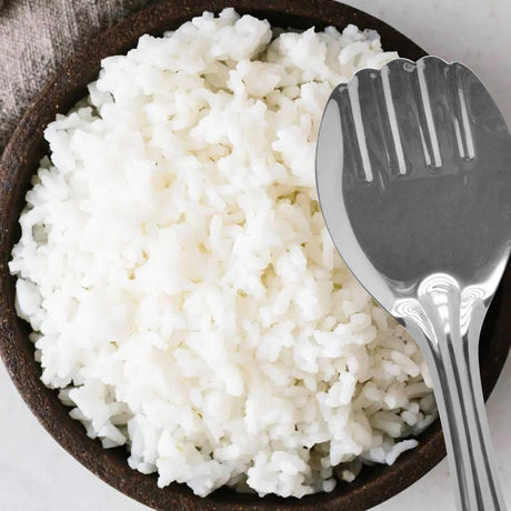 Raj Steel Rice Serving Spoon, 25.5 CM , Silver, RSPD04, Rice Server , Dessert Server , Cake Server , Panja Spoon - Al Kabayel Discount CentreRaj Steel Rice Serving Spoon, 25.5 CM , Silver, RSPD04, Rice Server , Dessert Server , Cake Server , Panja Spooncookware accessoriesRAJAl Kabayel Discount Centre