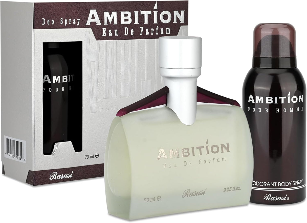 Rasasi Ambition Pour Homme EDP Deodorant - 70ML+150ML - Al Kabayel Discount CentreRasasi Ambition Pour Homme EDP Deodorant - 70ML+150MLPerfumesRASASIAl Kabayel Discount Centre