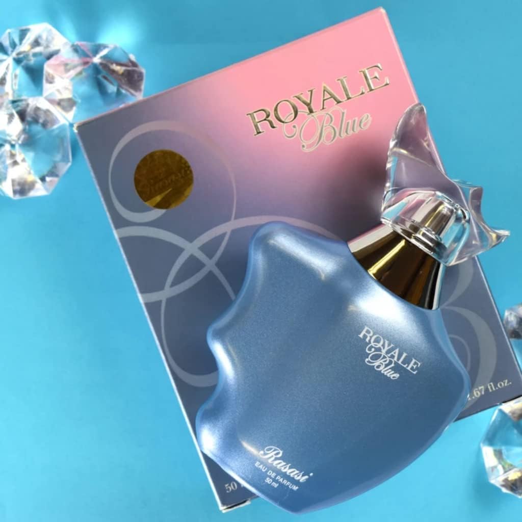Rasasi Royale Blue Women Eau De Parfum - 50ML - Al Kabayel Discount CentreRasasi Royale Blue Women Eau De Parfum - 50MLPerfumesRASASIAl Kabayel Discount Centre