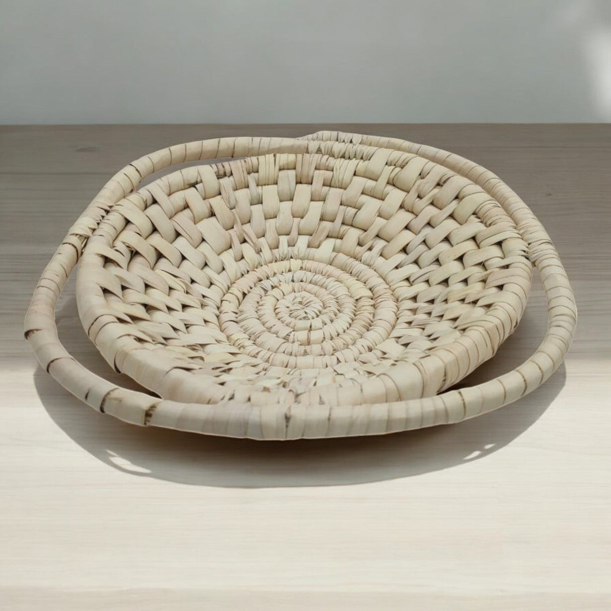 Rattan Serving Tray, Woven Wicker Tray, Rattan Tray, Decorative Serving Basket, Storage Basket for Fruit 30cmX8cm - Al Kabayel Discount CentreRattan Serving Tray, Woven Wicker Tray, Rattan Tray, Decorative Serving Basket, Storage Basket for Fruit 30cmX8cmRattanAKDCAl Kabayel Discount Centre