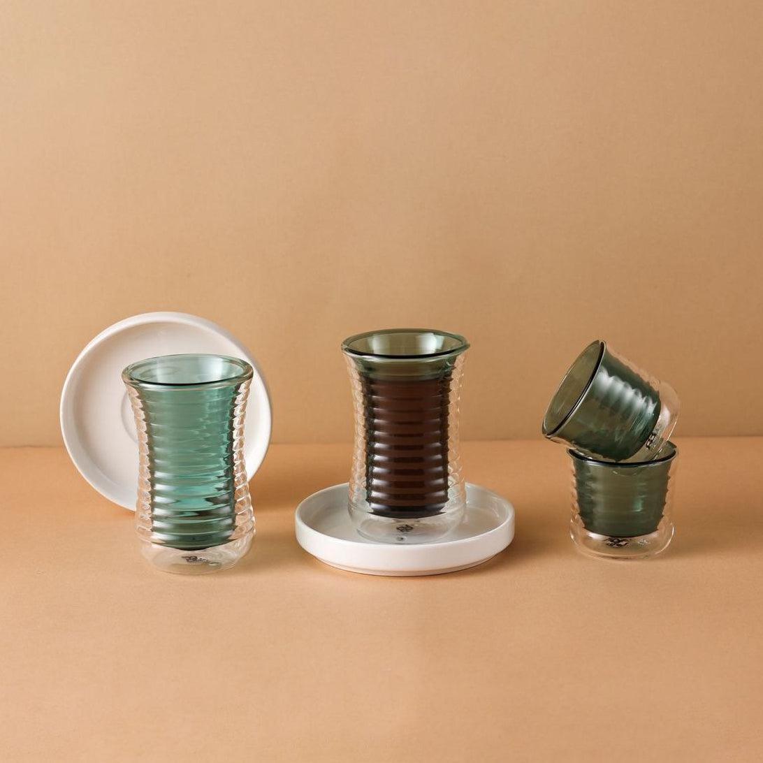 RAZ Desert 18pcs Tea Set Turquoise(6pc Cava Cup 90ml, 6pcs Cup 130ml, 6pcs Saucer) - Al Kabayel Discount CentreRAZ Desert 18pcs Tea Set Turquoise(6pc Cava Cup 90ml, 6pcs Cup 130ml, 6pcs Saucer)Tea SetsRAZAl Kabayel Discount Centre