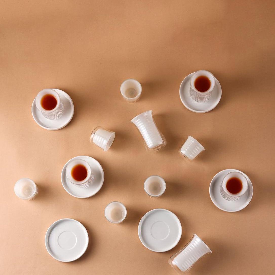 RAZ Desert 18pcs Tea Set White(6pc Cava Cup 90ml, 6pcs Cup 130ml, 6pcs Saucer) - Al Kabayel Discount CentreRAZ Desert 18pcs Tea Set White(6pc Cava Cup 90ml, 6pcs Cup 130ml, 6pcs Saucer)Tea SetsRAZAl Kabayel Discount Centre