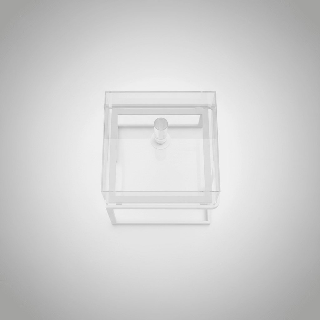 RAZ Premium Clear Acrylic Square Dessert Display Box with Transparent Lid and White Metal Stand for Cake & Pastry Presentation – 21.5×21.5×21 cm - Al Kabayel Discount CentreRAZ Premium Clear Acrylic Square Dessert Display Box with Transparent Lid and White Metal Stand for Cake & Pastry Presentation – 21.5×21.5×21 cmServing TraysRAZAl Kabayel Discount Centre