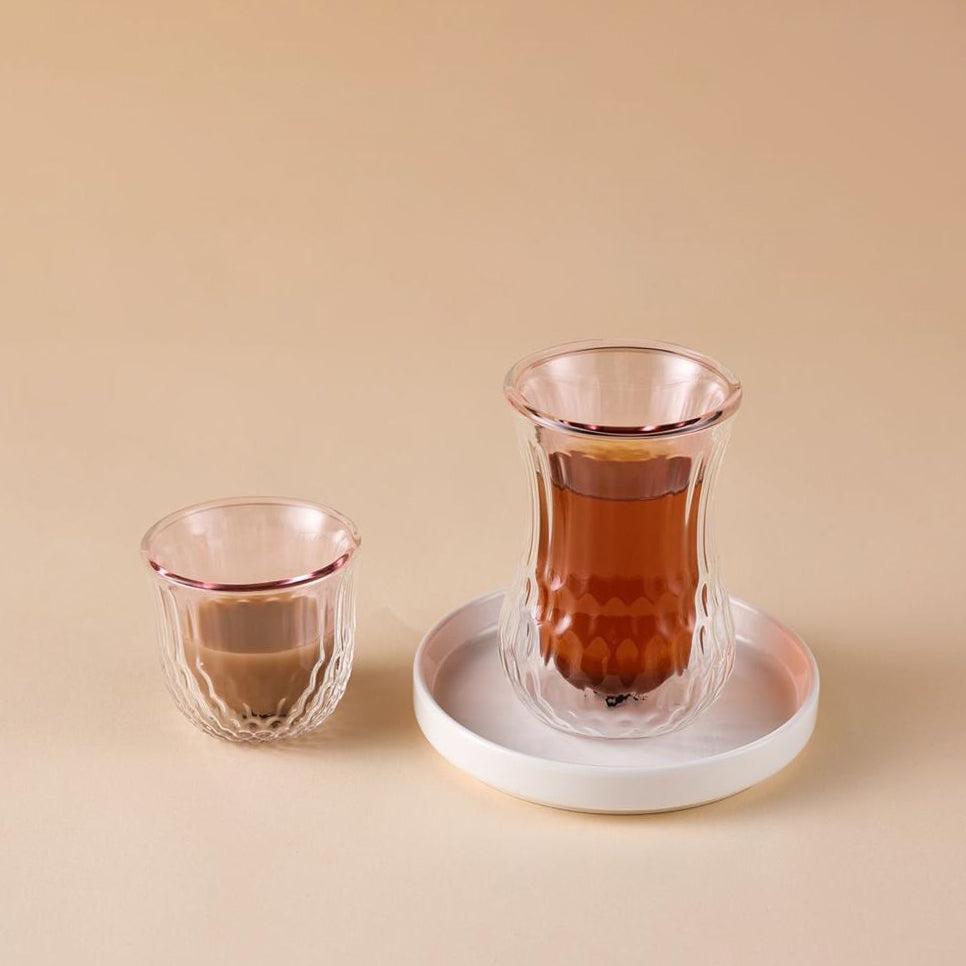 RAZ Yasmeen 18pcs Tea Set Pink(6pc Cava Cup 90ml, 6pcs Cup 130ml, 6pcs Saucer) - Al Kabayel Discount CentreRAZ Yasmeen 18pcs Tea Set Pink(6pc Cava Cup 90ml, 6pcs Cup 130ml, 6pcs Saucer)Tea SetsRAZAl Kabayel Discount Centre