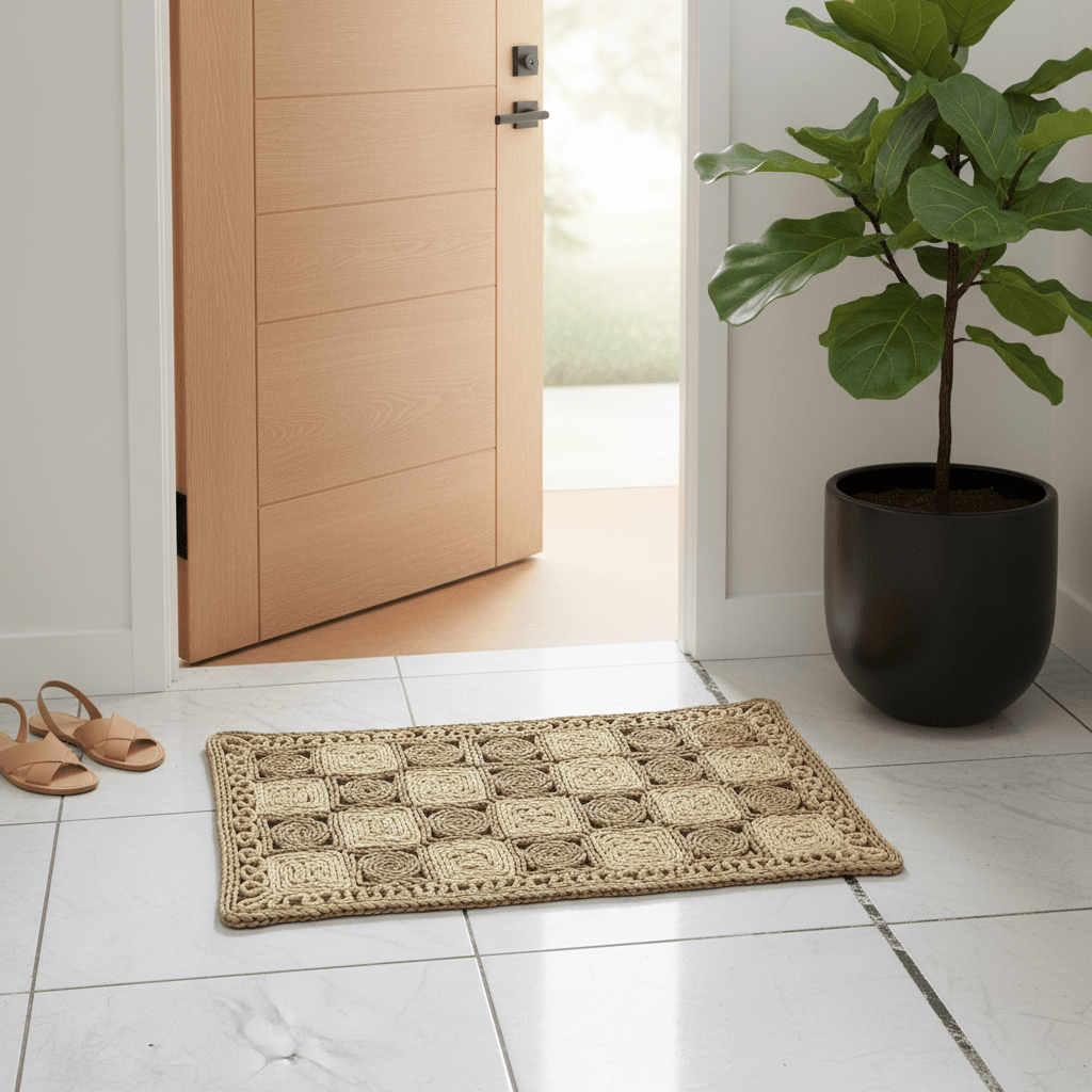 Rectangular Rattan Door Mat Natural Woven Entrance Rug - 75×50cm - Al Kabayel Discount CentreRectangular Rattan Door Mat Natural Woven Entrance Rug - 75×50cmDoormatsAKDCAl Kabayel Discount Centre