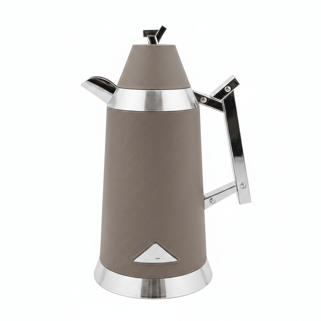 Red Home Dallah Vacuum Flask – Brown & Silver – 1L + 1L Set - Al Kabayel Discount CentreRed Home Dallah Vacuum Flask – Brown & Silver – 1L + 1L SetThermosRED HOMEAl Kabayel Discount Centre