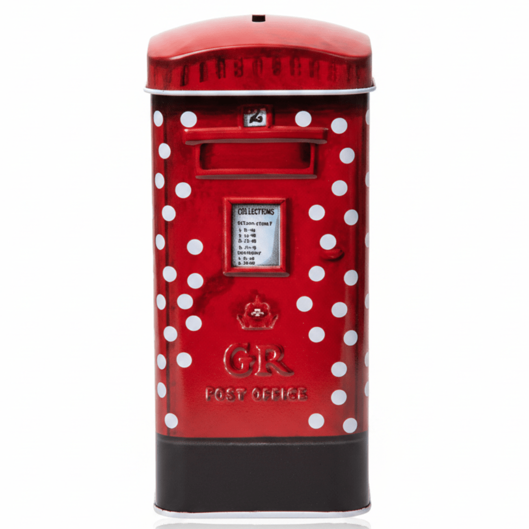 Red Metal Mailbox Coin Bank – British Post Box Design | 17cm - Al Kabayel Discount CentreRed Metal Mailbox Coin Bank – British Post Box Design | 17cmOrganizers & AccessoriesAKDCAl Kabayel Discount Centre