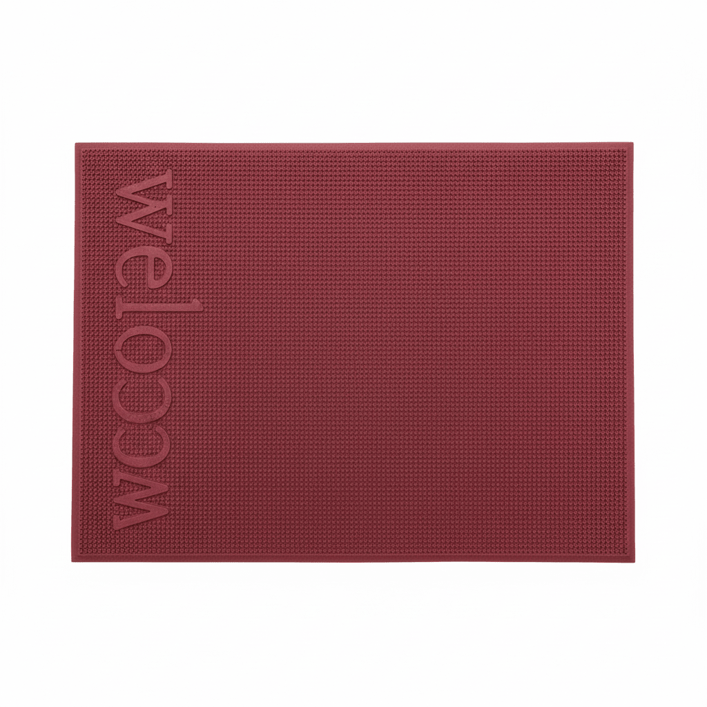 Red PVC Welcome Door Mat – 40×60 cm - Al Kabayel Discount CentreRed PVC Welcome Door Mat – 40×60 cmMats Carpets & RugsAKDCAl Kabayel Discount Centre