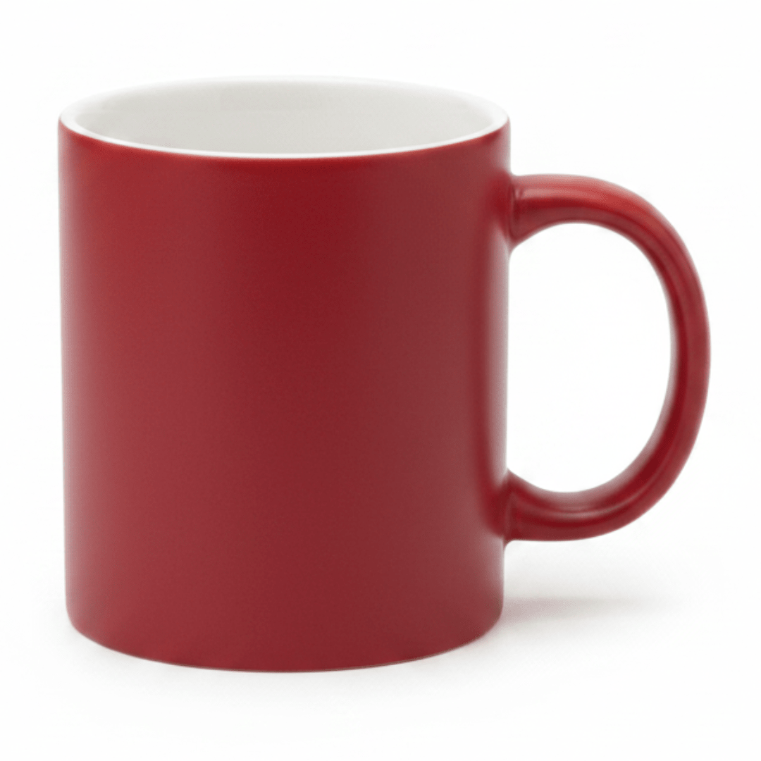 Red & White Ceramic Mug – 350ml - Al Kabayel Discount CentreRed & White Ceramic Mug – 350mlMugsAKDCAl Kabayel Discount Centre