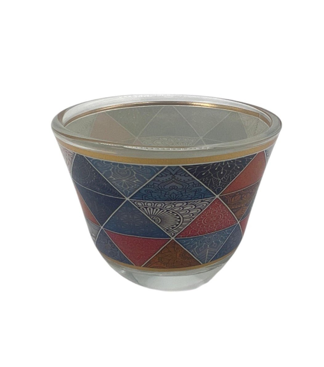 REDCHERRY Elegent Printed Design Glass Cawa Cup 3pcs 80ml, Multicolour - Al Kabayel Discount CentreREDCHERRY Elegent Printed Design Glass Cawa Cup 3pcs 80ml, MulticolourTea CupsREDCHERRYAl Kabayel Discount Centre