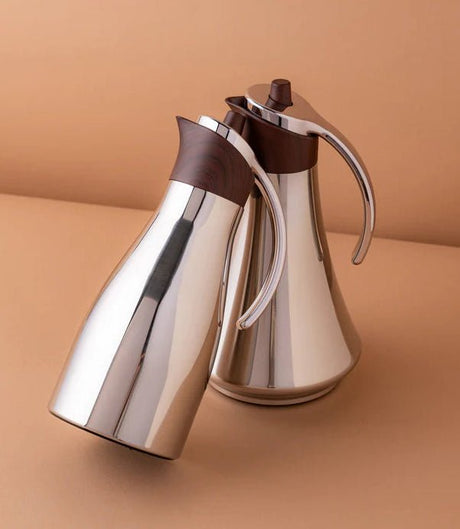 Refal Vacuum Flask Set 2X0.7L Silver Wood - Al Kabayel Discount CentreRefal Vacuum Flask Set 2X0.7L Silver WoodThermosREFALAl Kabayel Discount Centre