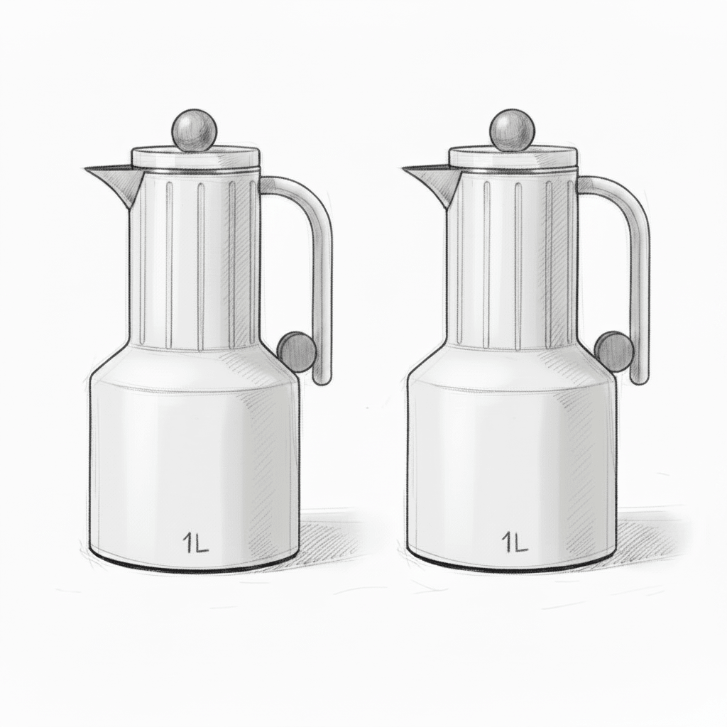 Regal Vacuum Flask 2 Pieces Set – 1L + 1L – Silver Champagne Gold Finish - Al Kabayel Discount CentreRegal Vacuum Flask 2 Pieces Set – 1L + 1L – Silver Champagne Gold FinishThermosREGALAl Kabayel Discount Centre