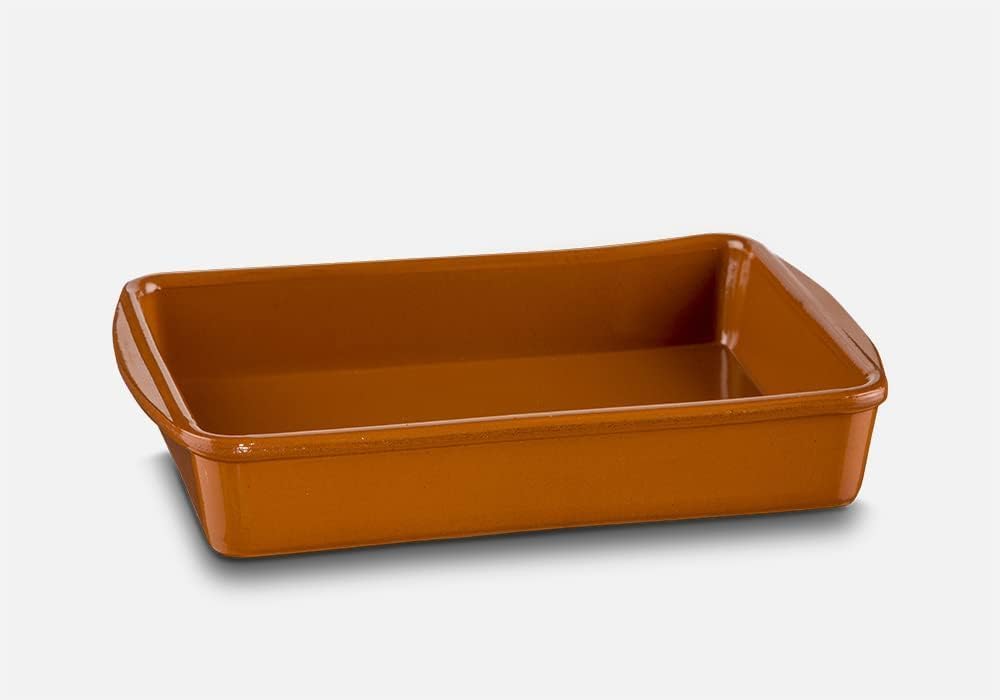 Regas Rectangle Clay Mud Roasting Baking Perfect for Café Restaurant and Homes Made In Spain - 29cmX21cm - 3000ML - Al Kabayel Discount CentreRegas Rectangle Clay Mud Roasting Baking Perfect for Café Restaurant and Homes Made In Spain - 29cmX21cm - 3000MLCookwareREGASAl Kabayel Discount Centre