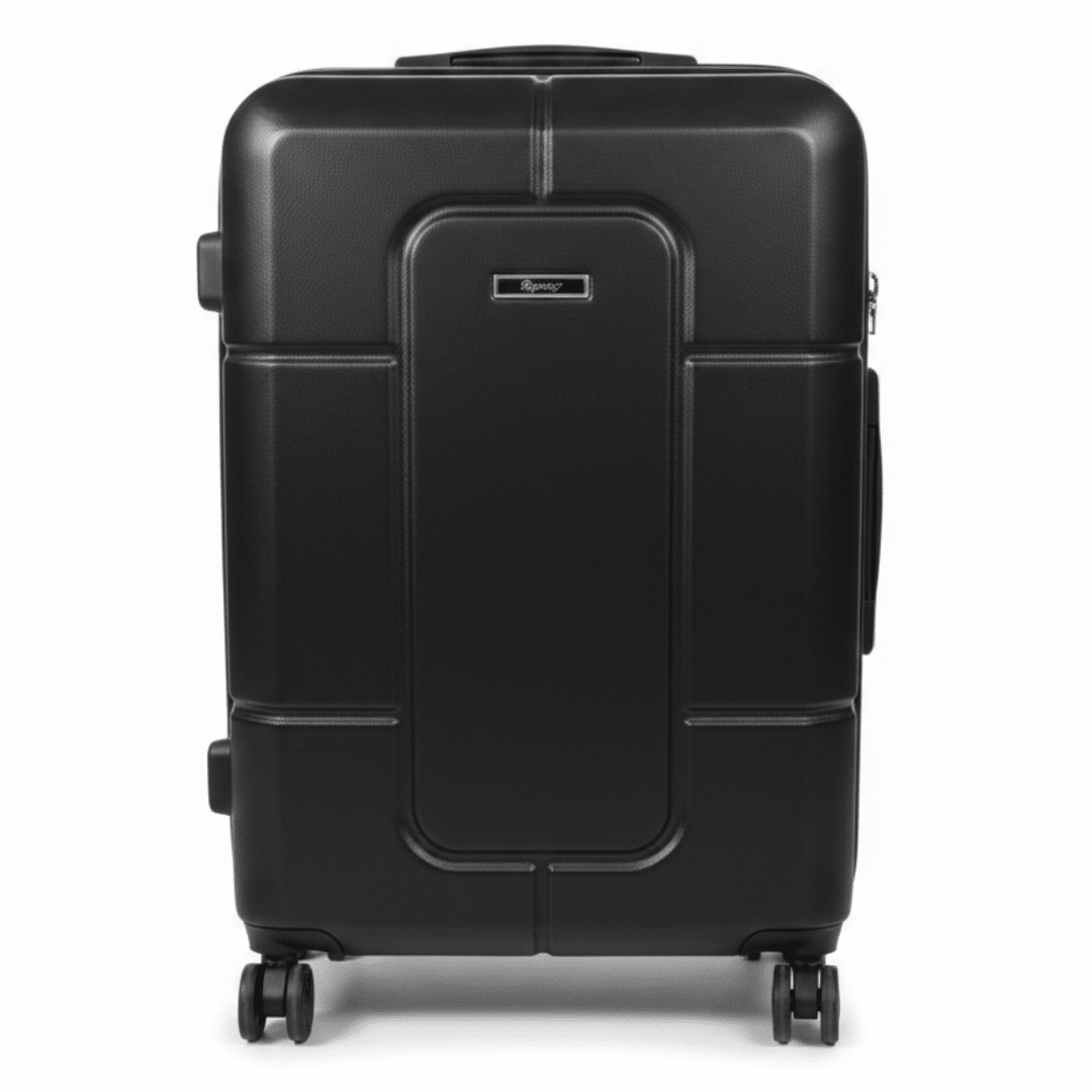 Regency Hard Shell PP Trolley Bag –| Black | 4-Wheel Spinner | 26 Inch | - Al Kabayel Discount CentreRegency Hard Shell PP Trolley Bag –| Black | 4-Wheel Spinner | 26 Inch |Cabin LuggageREGENCEYAl Kabayel Discount Centre