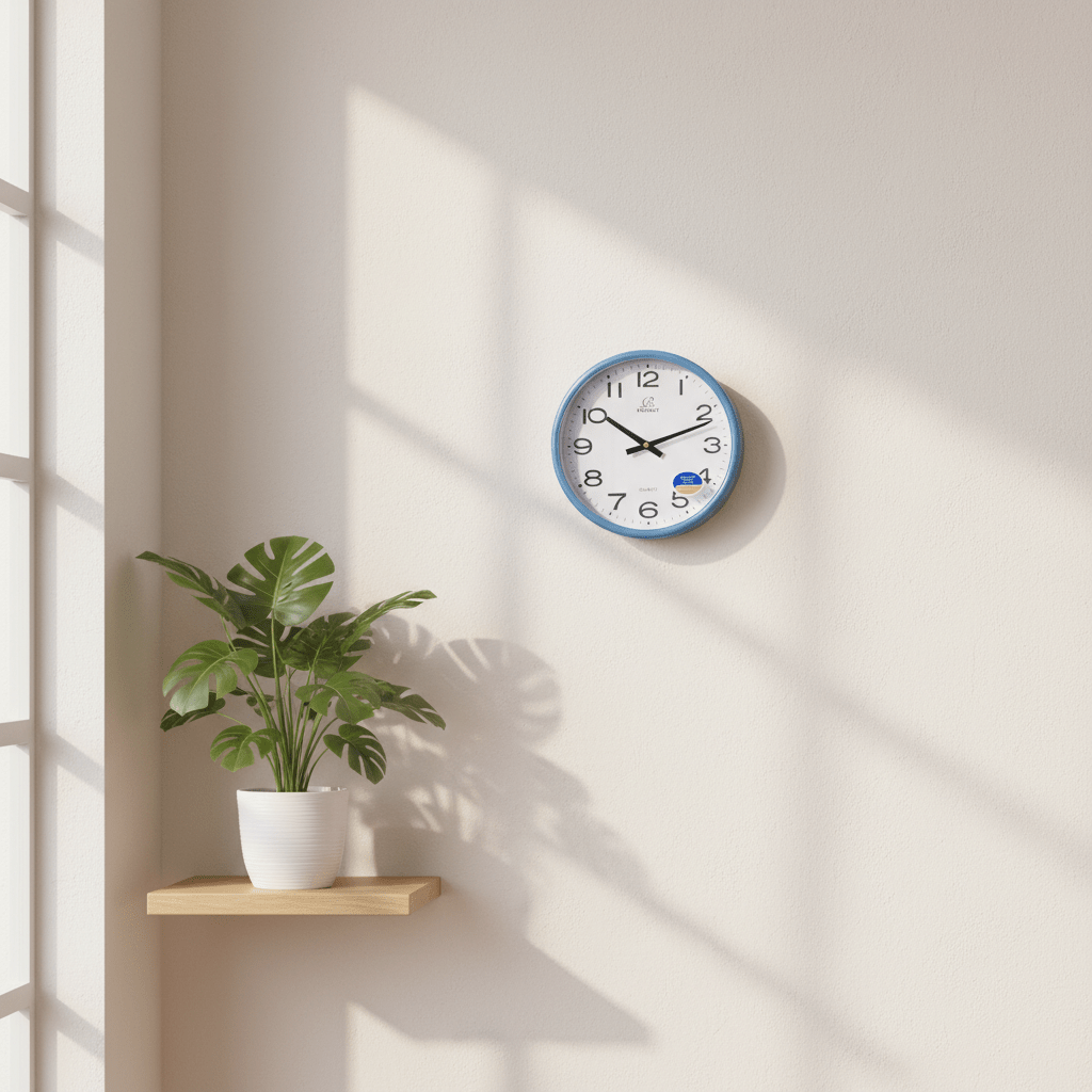 Regency Quartz Wall Clock 24cm | Silent Movement | Blue Frame | RW9020 - Al Kabayel Discount CentreRegency Quartz Wall Clock 24cm | Silent Movement | Blue Frame | RW9020Wall ClocksREGENCYAl Kabayel Discount Centre