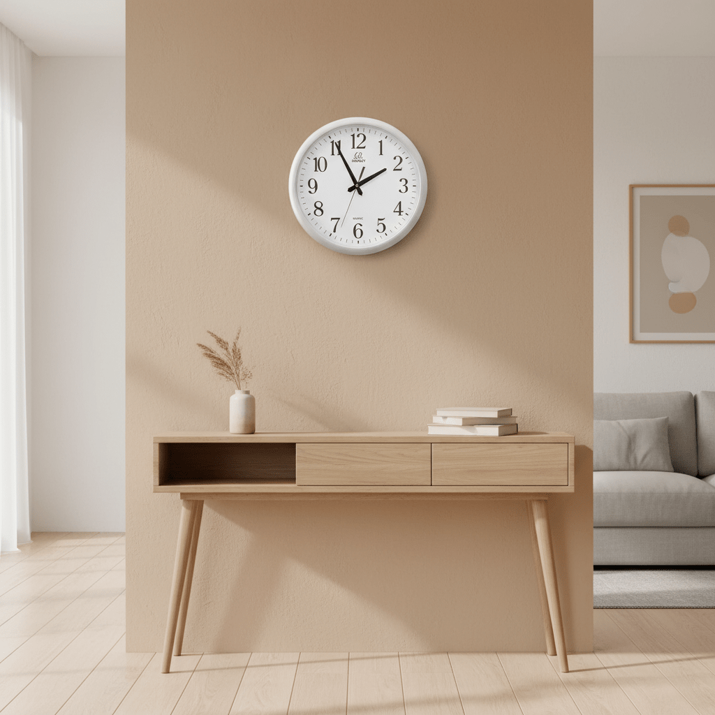 Regency Quartz Wall Clock 38cm | Large Silent Movement | White Frame | RW8644 - Al Kabayel Discount CentreRegency Quartz Wall Clock 38cm | Large Silent Movement | White Frame | RW8644Wall ClocksREGENCYAl Kabayel Discount Centre