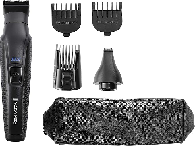 REMINGTON Hair Clipper, G2 Graphite Series with 5 Attachments, 10 All Over Grooming Styles - Al Kabayel Discount CentreREMINGTON Hair Clipper, G2 Graphite Series with 5 Attachments, 10 All Over Grooming StylesPersonal Care & Styling ToolsREMINGTONAl Kabayel Discount Centre