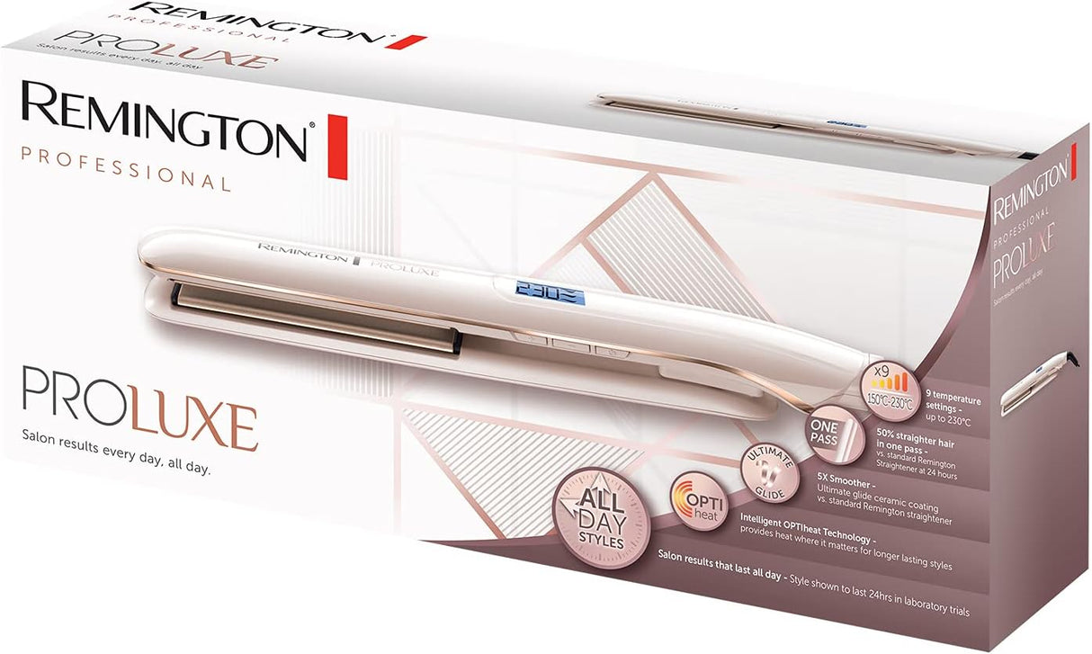 REMINGTON Proluxe Ceramic Hair Straighteners Rose Gold - S9100 - Al Kabayel Discount CentreREMINGTON Proluxe Ceramic Hair Straighteners Rose Gold - S9100Personal Care & Styling ToolsREMINGTONAl Kabayel Discount Centre