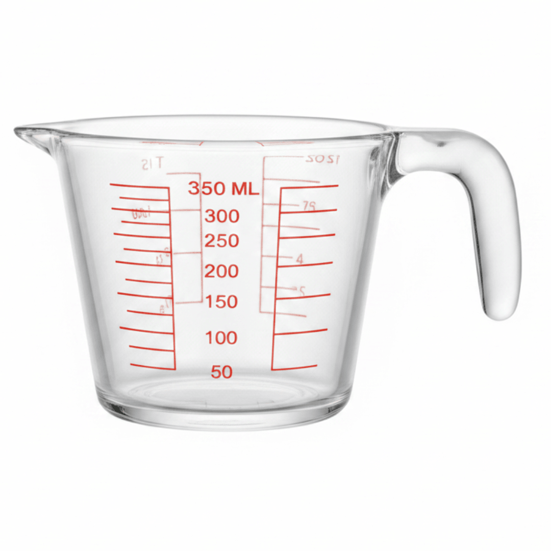 RK Glass Measuring Cup 350ml — Crystal Clear Precision Pouring Jug - Al Kabayel Discount CentreRK Glass Measuring Cup 350ml — Crystal Clear Precision Pouring JugMeasuring Cups & SpoonsRKAl Kabayel Discount Centre