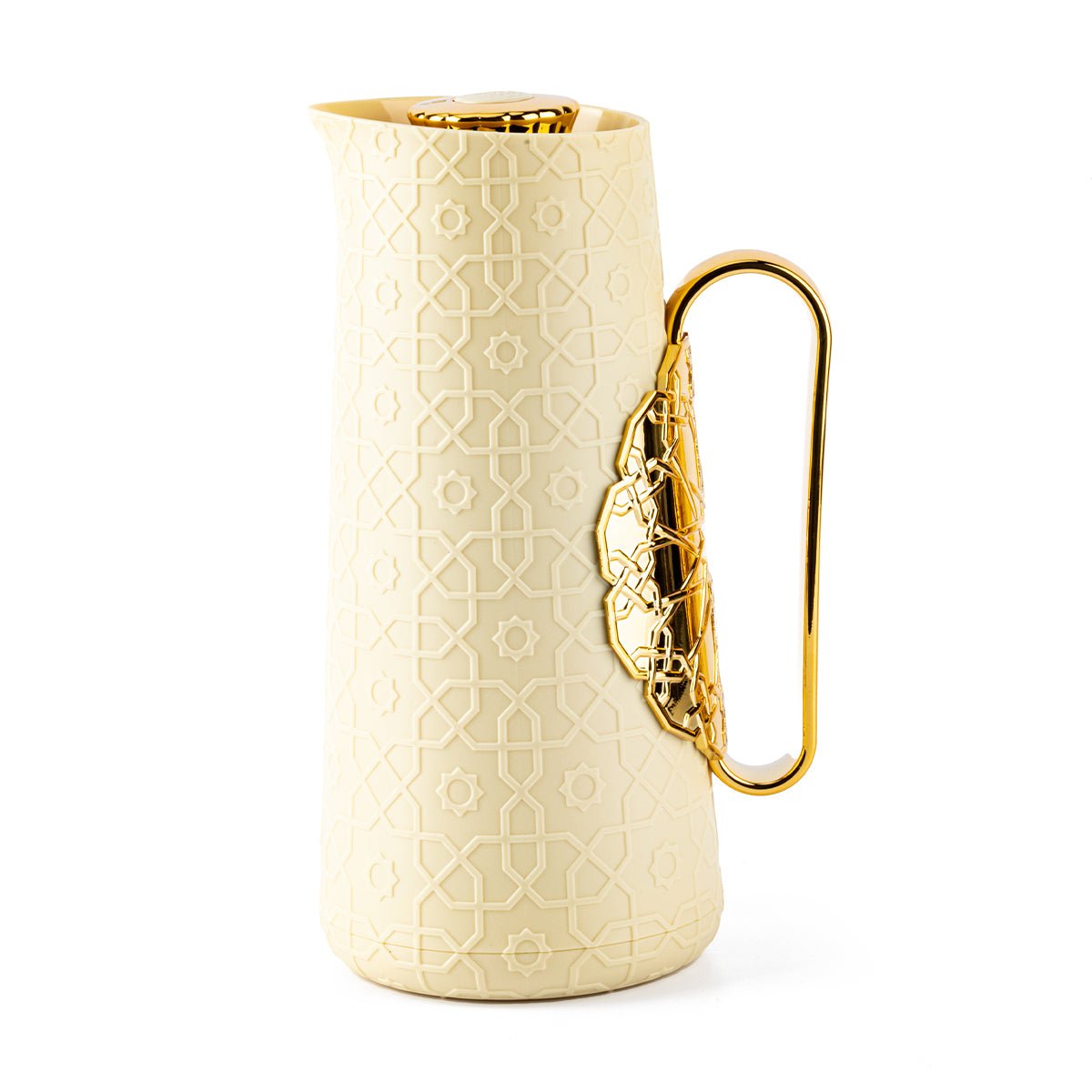 ROSETTE Vacuum Flask For Tea And Coffee From Rosette – Ivory gold - Al Kabayel Discount CentreROSETTE Vacuum Flask For Tea And Coffee From Rosette – Ivory goldThermosROSETTEAl Kabayel Discount Centre