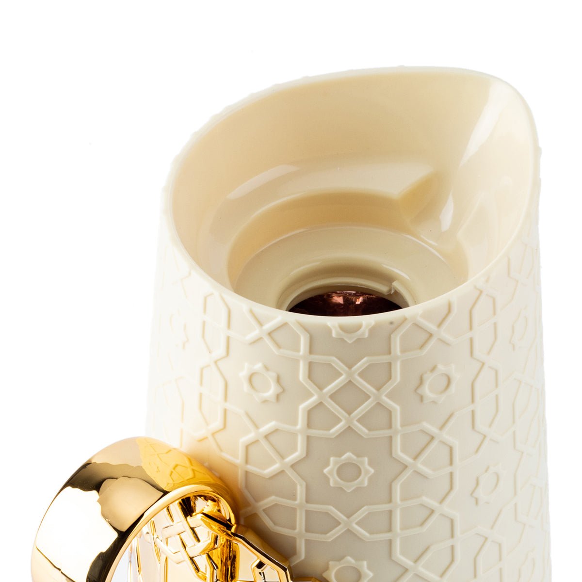 ROSETTE Vacuum Flask For Tea And Coffee From Rosette – Ivory gold - Al Kabayel Discount CentreROSETTE Vacuum Flask For Tea And Coffee From Rosette – Ivory goldThermosROSETTEAl Kabayel Discount Centre