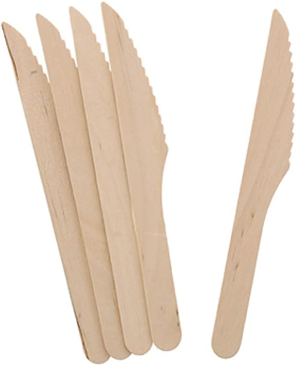 ROSY MOMENT 50pcs Disposable Wooden Knife 16.5cm - Al Kabayel Discount CentreROSY MOMENT 50pcs Disposable Wooden Knife 16.5cmCookware AccessoriesROSY MOMENTAl Kabayel Discount Centre