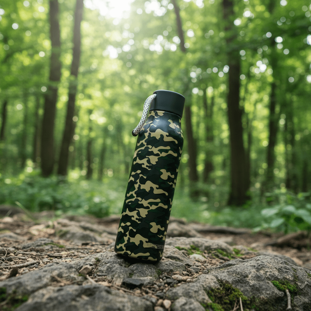 Royal Ford Army Green Stainless Steel Water Bottle with Black Leakproof Cap – 600 ml - Al Kabayel Discount CentreRoyal Ford Army Green Stainless Steel Water Bottle with Black Leakproof Cap – 600 mlWater BottlesROYALFORDAl Kabayel Discount Centre