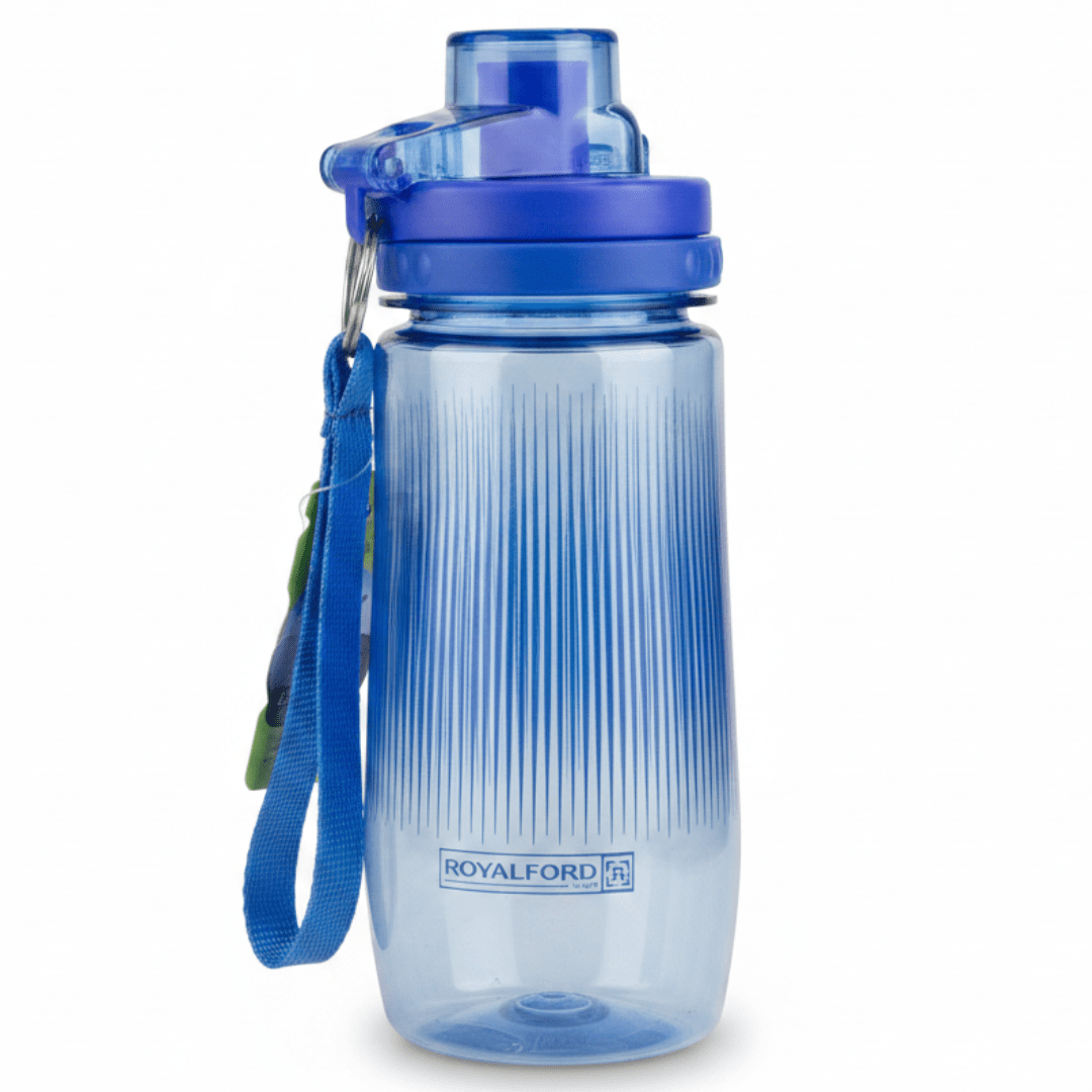 Royal Ford Blue Reusable Plastic Water Bottle for Everyday Use – 600 ml - Al Kabayel Discount CentreRoyal Ford Blue Reusable Plastic Water Bottle for Everyday Use – 600 mlWater BottlesROYALFORDAl Kabayel Discount Centre