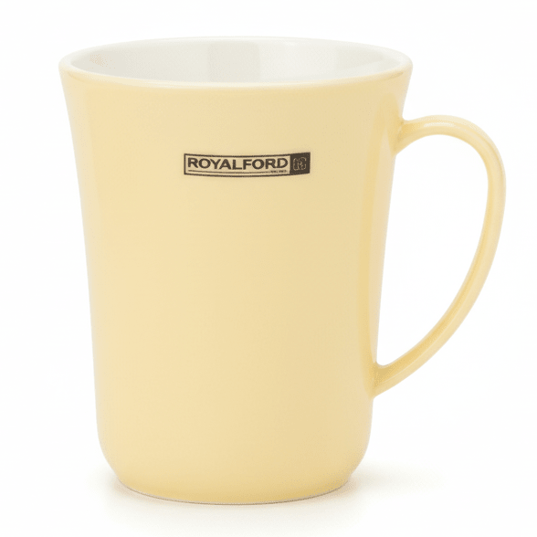 Royal Ford Elegant Acrylic Butter Yellow and White Mug 350 ml Stylish Coffee and Tea Mug for Daily Use - Al Kabayel Discount CentreRoyal Ford Elegant Acrylic Butter Yellow and White Mug 350 ml Stylish Coffee and Tea Mug for Daily UseMugsROYAL FORDAl Kabayel Discount Centre